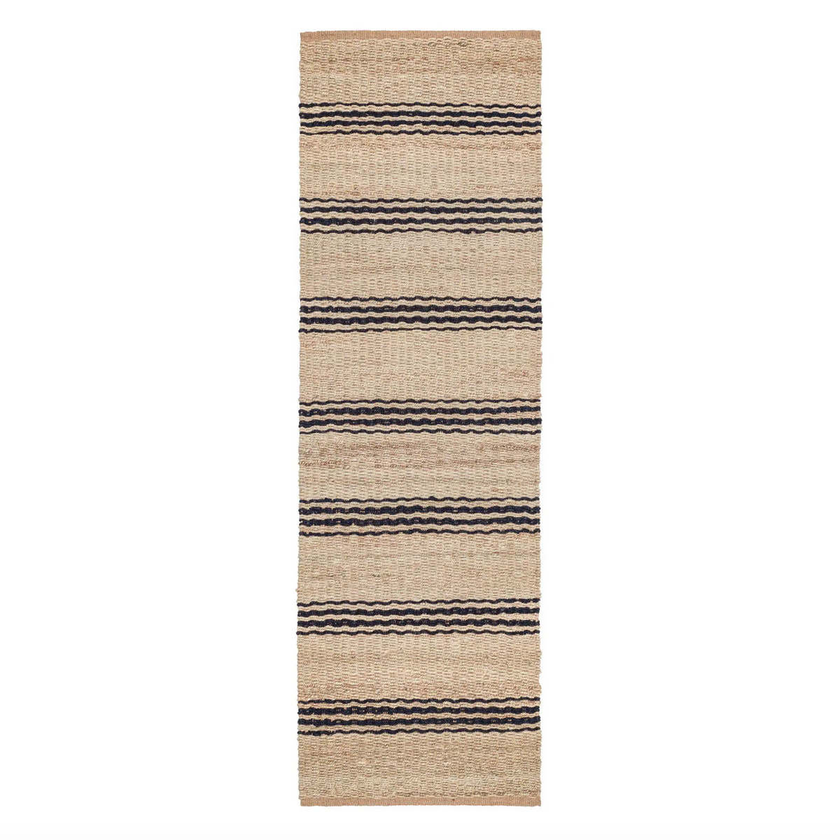 Jute Ticking Indigo Rug