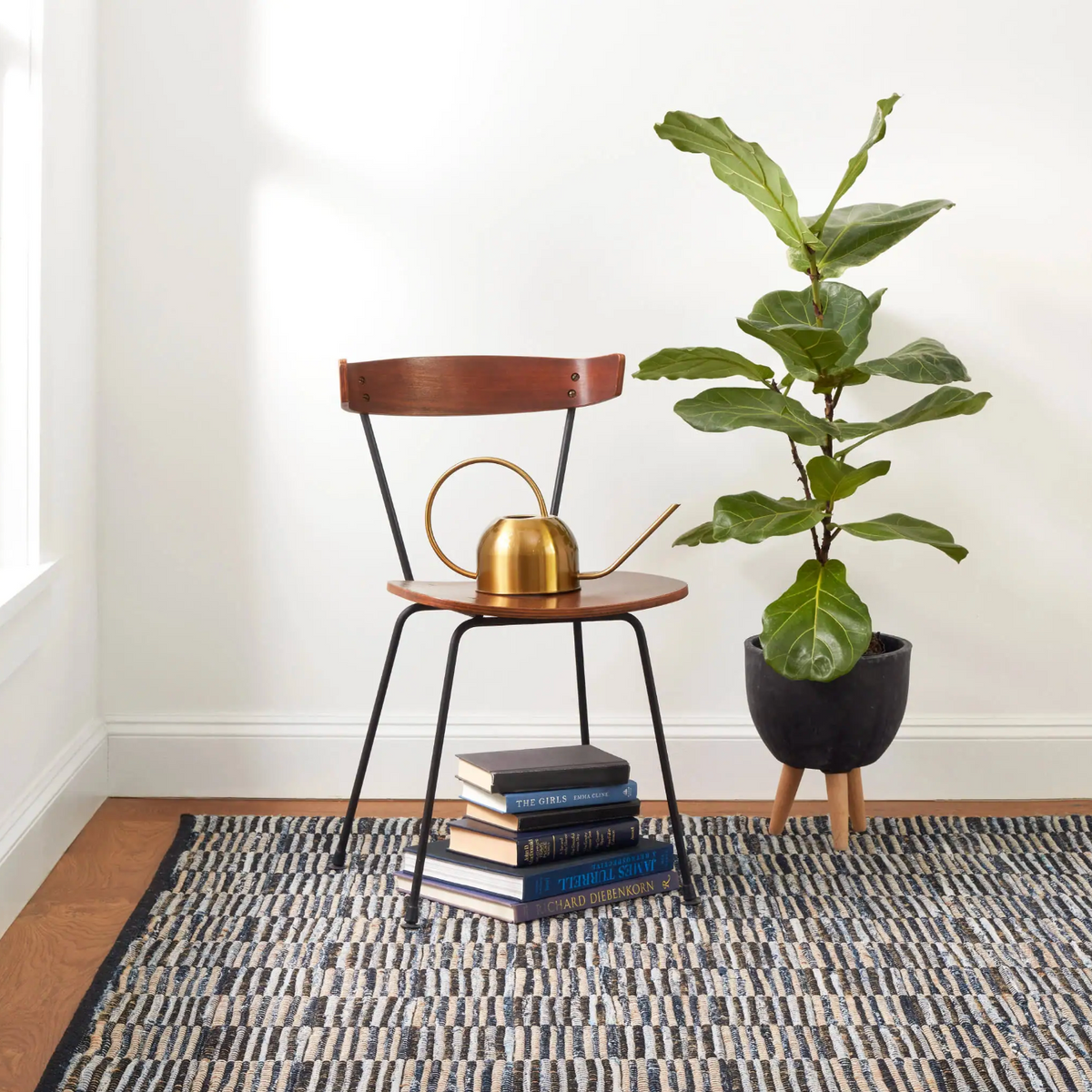 Denim Gridwork Rug
