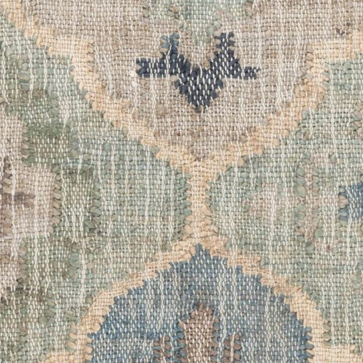 Pali Blue Woven Jute Rug
