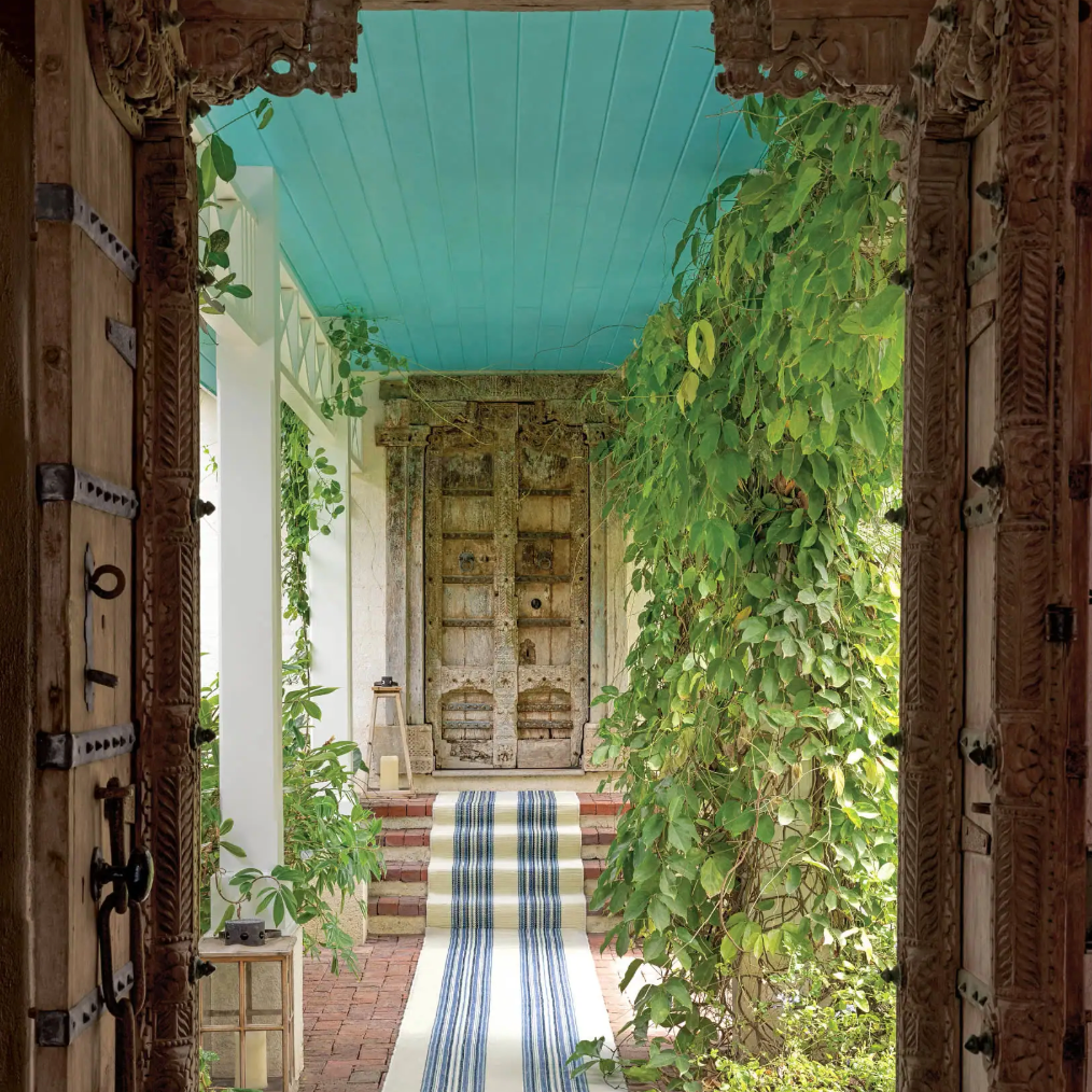 Road Runner Blue Indoor/Outdoor Rug