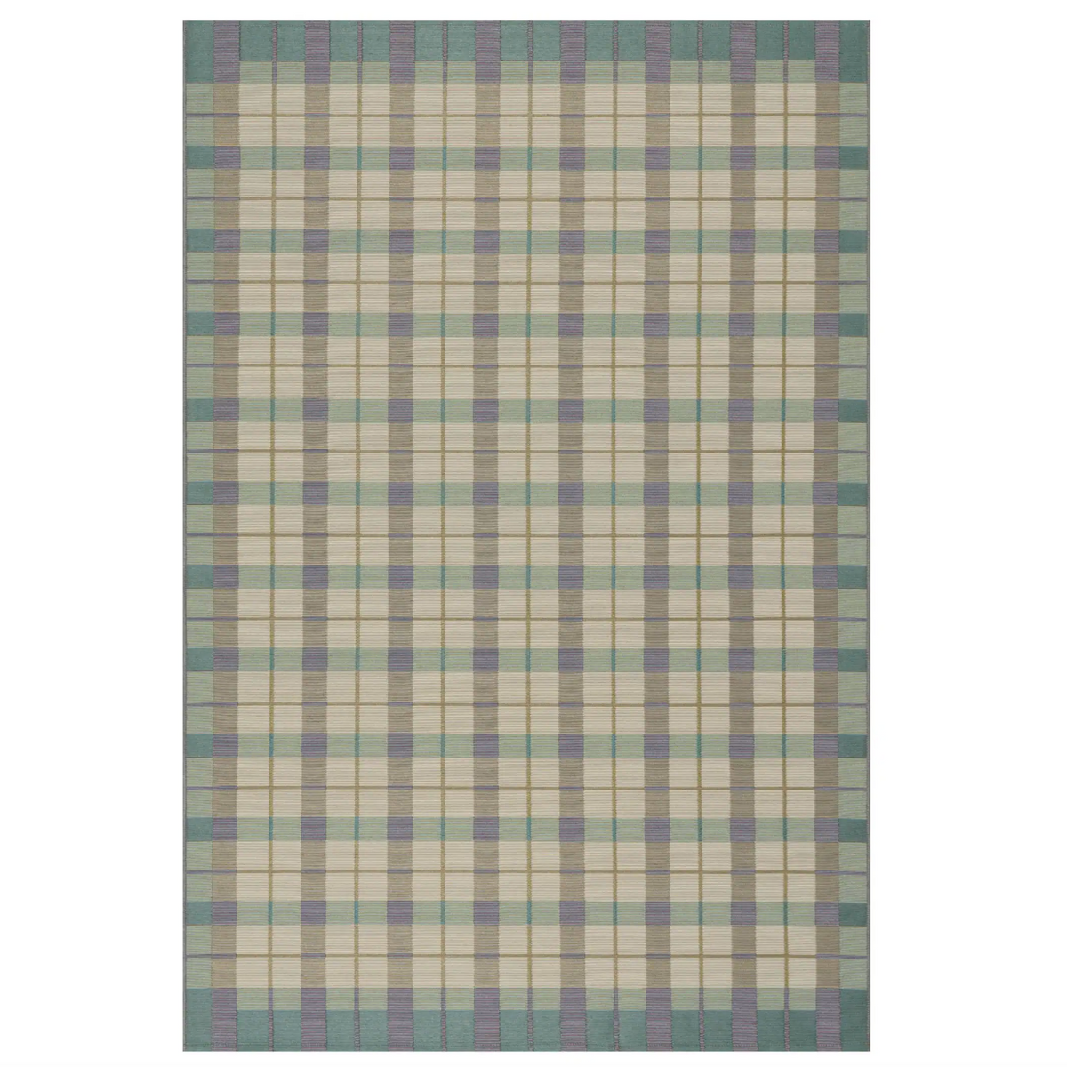 Sundara Plaid Blue Multi Rugs
