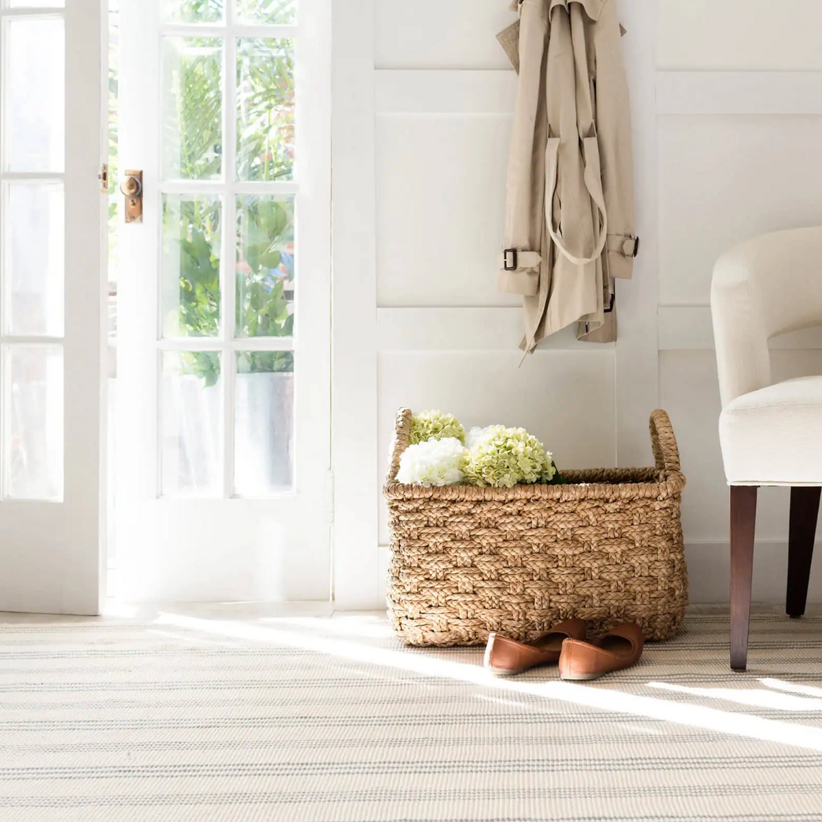 Swedish Stripe Blue Rug