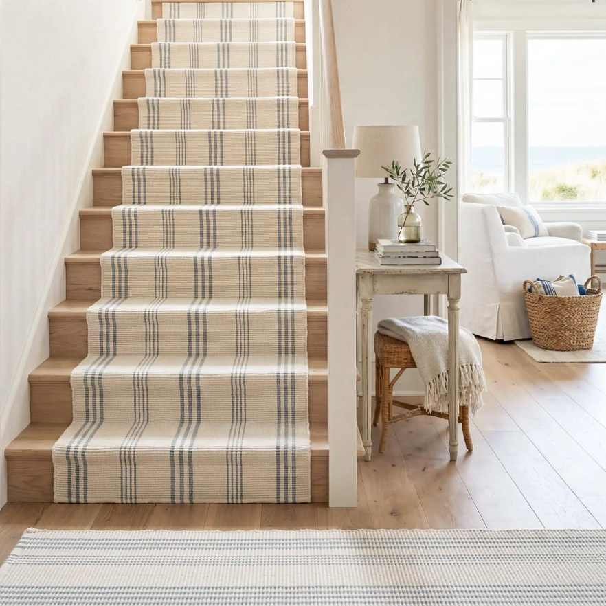 Swedish Stripe Blue Rug