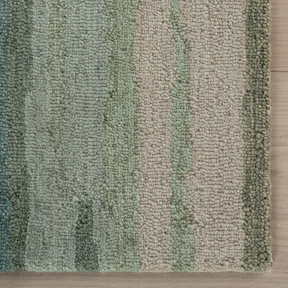 Zare Abstract Blue Rug