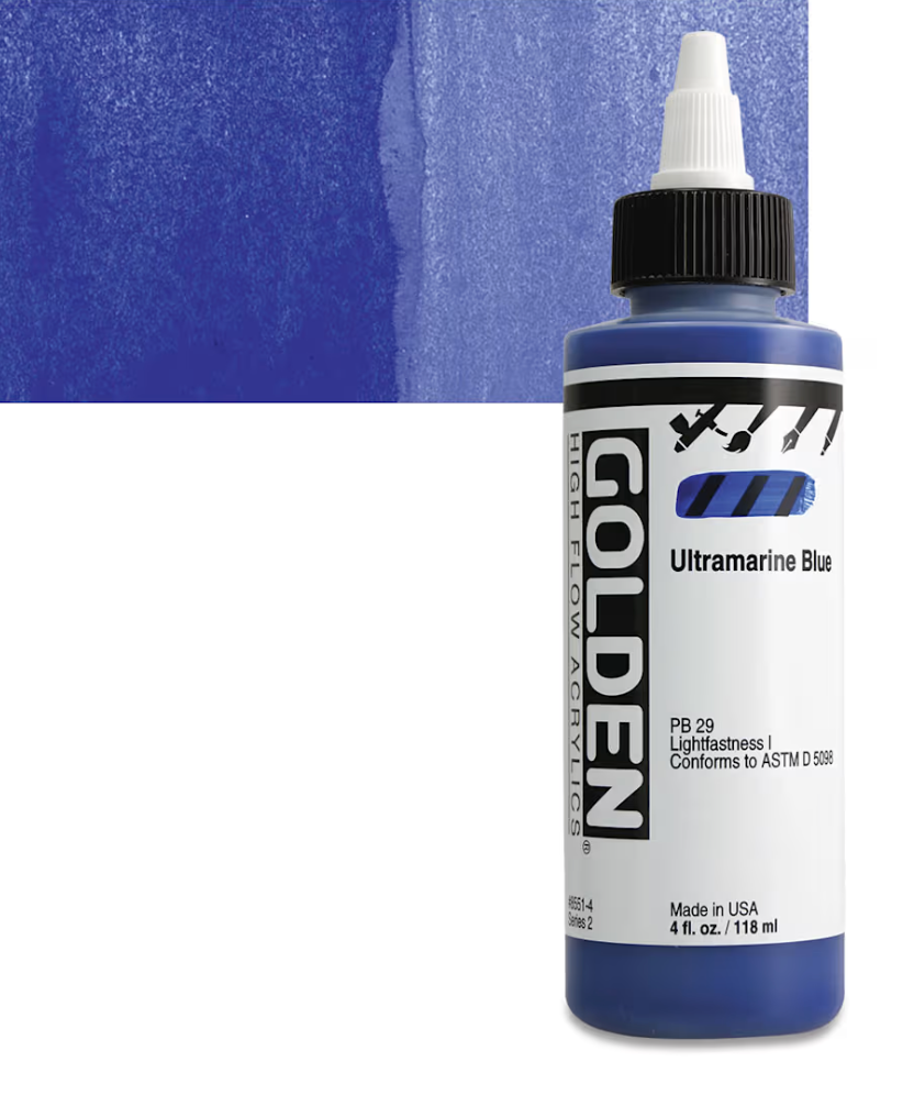 Golden High Flow Acrylic Paint - 4oz
