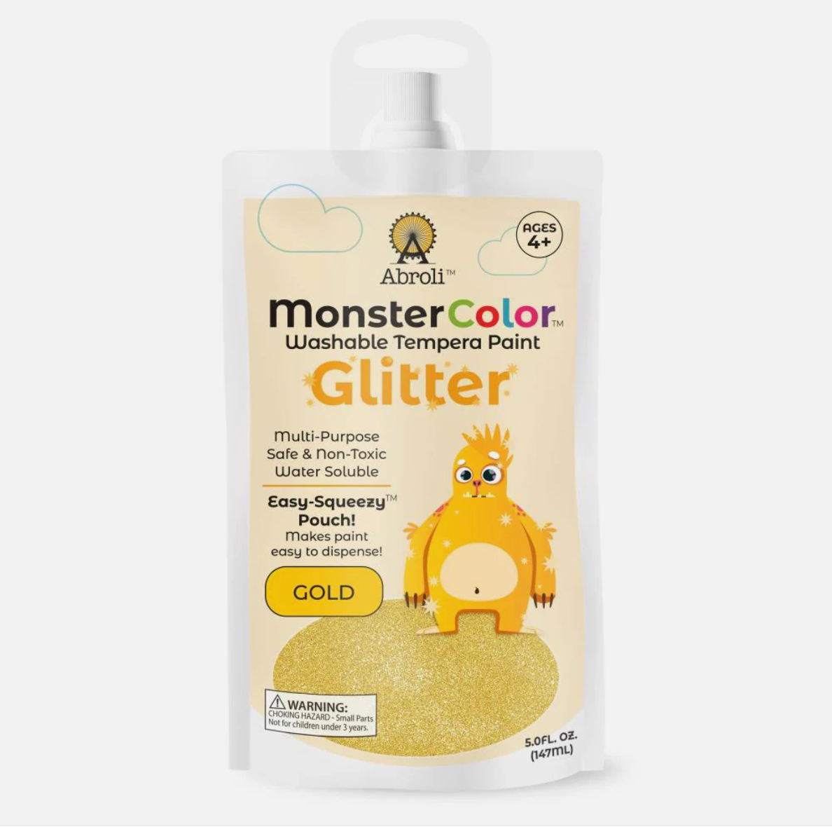 Monster Color Washable Paint Pouch - 5oz
