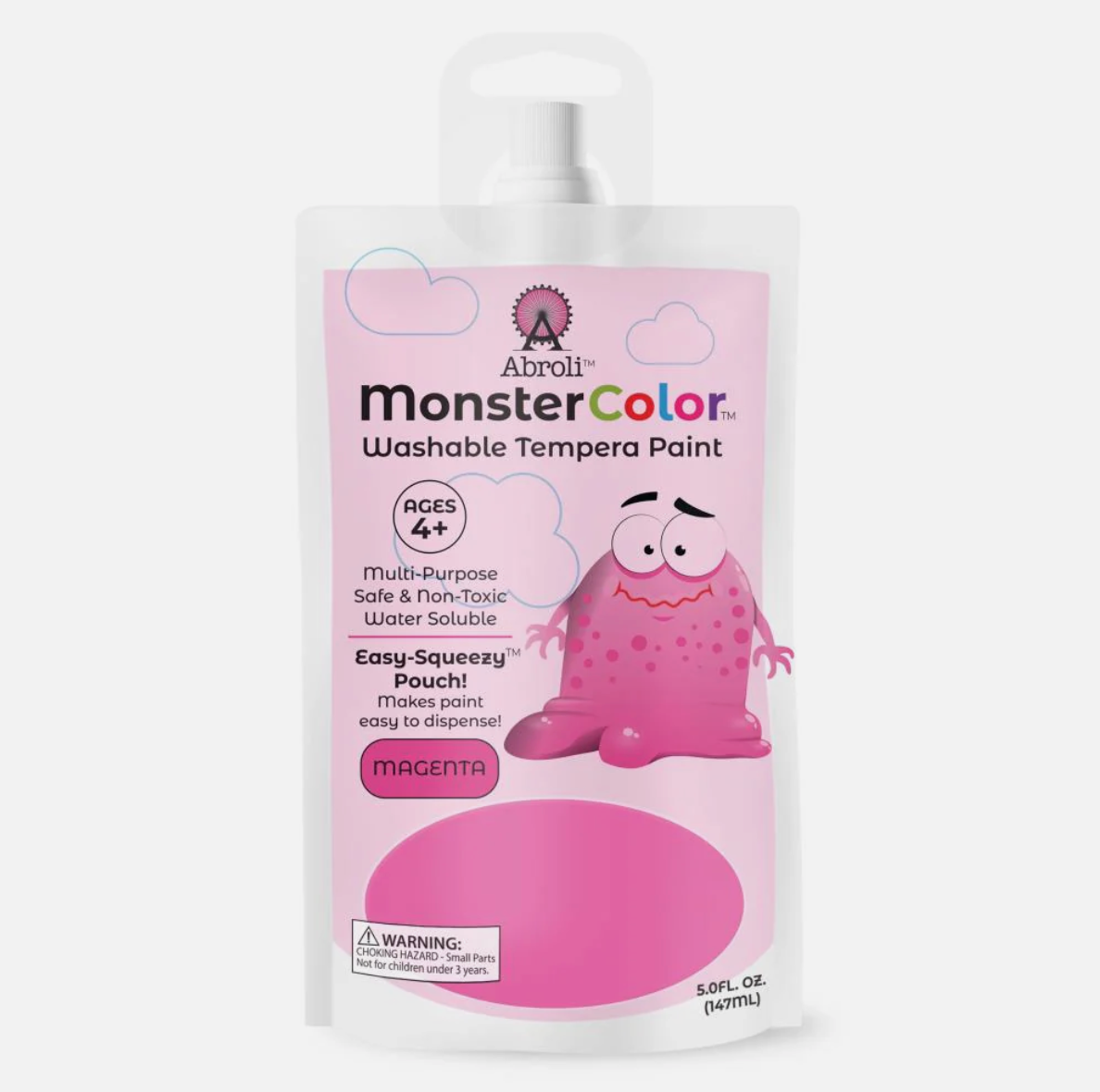 Monster Color Washable Paint Pouch - 5oz