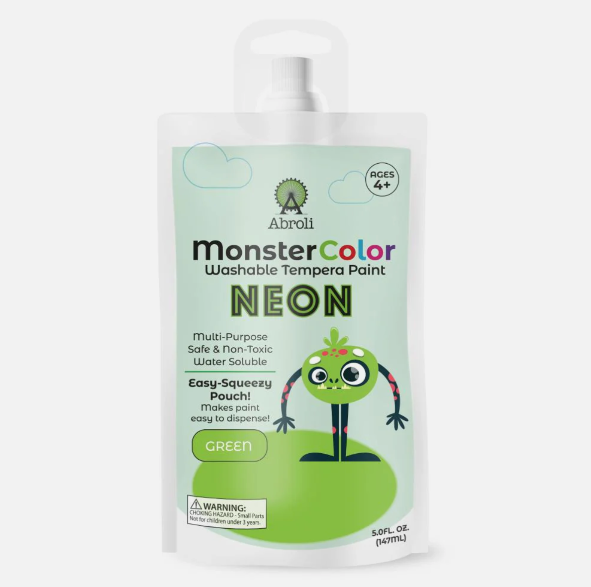 Monster Color Washable Paint Pouch - 5oz