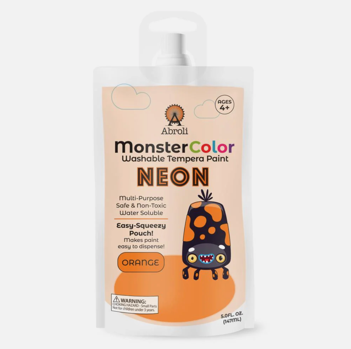 Monster Color Washable Paint Pouch - 5oz
