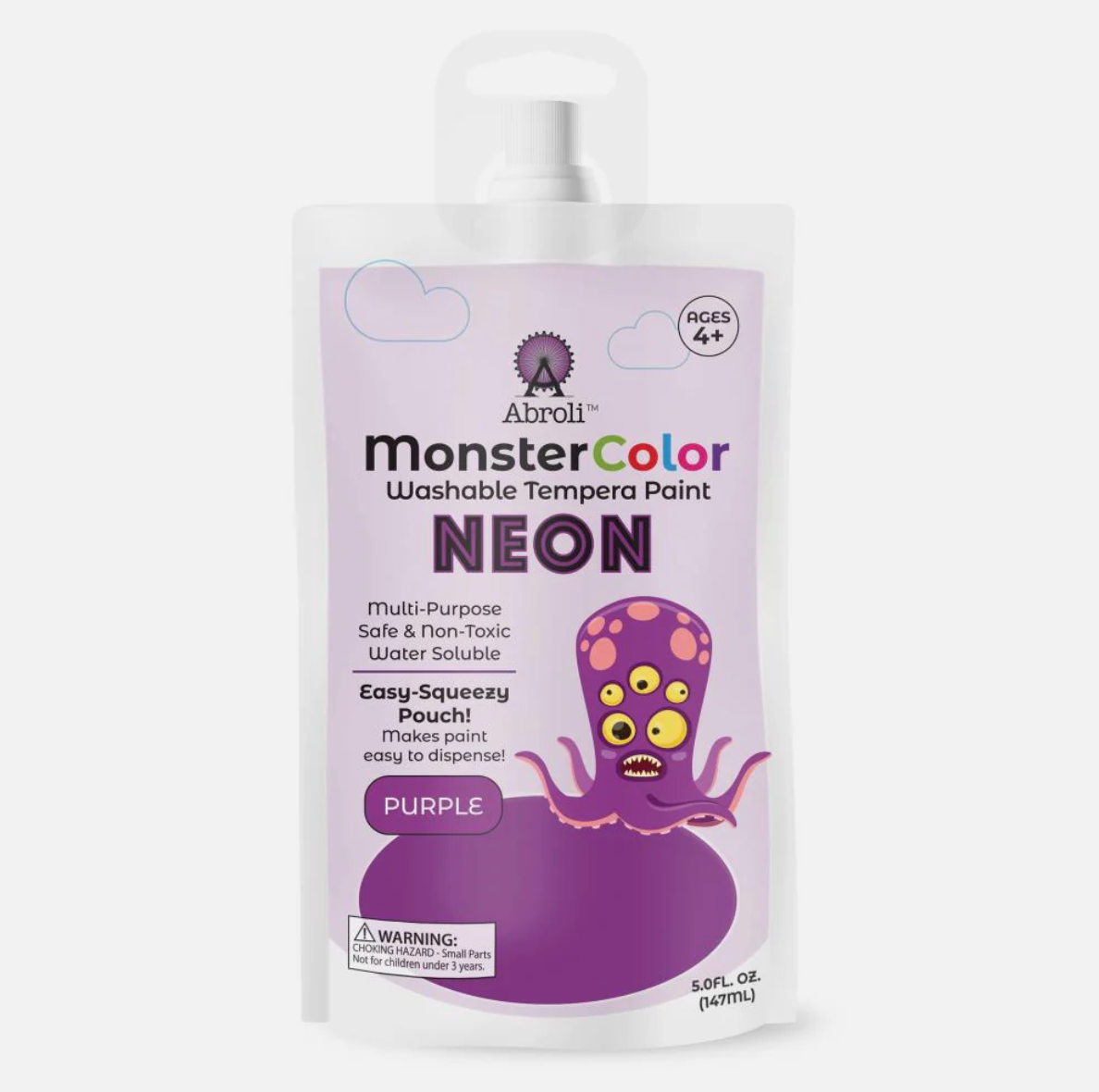 Monster Color Washable Paint Pouch - 5oz