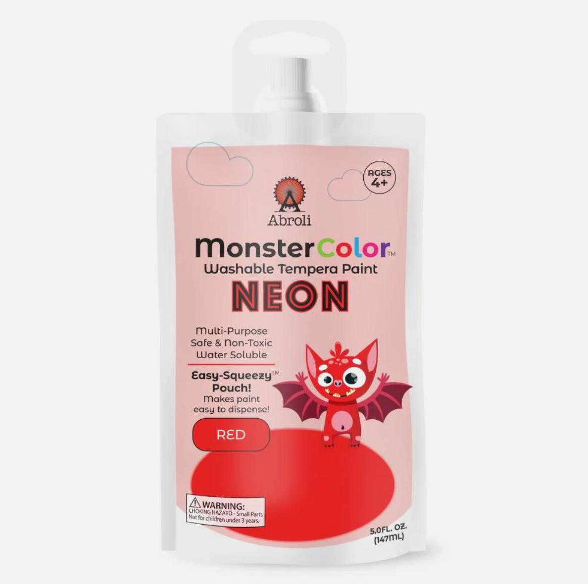 Monster Color Washable Paint Pouch - 5oz
