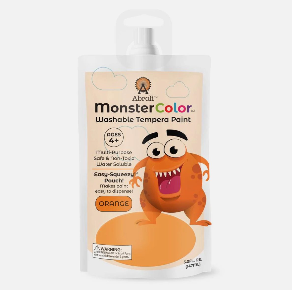 Monster Color Washable Paint Pouch - 5oz