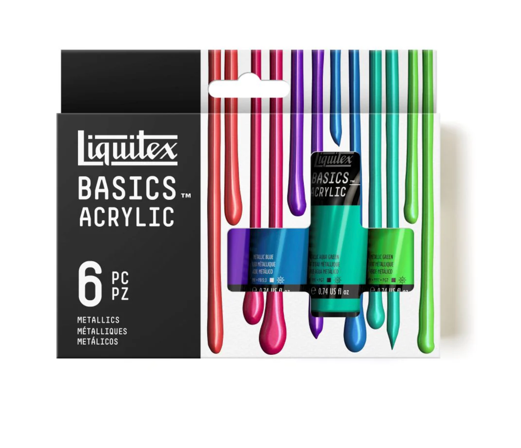 Liquitex Basics Metallic Acrylic Sets