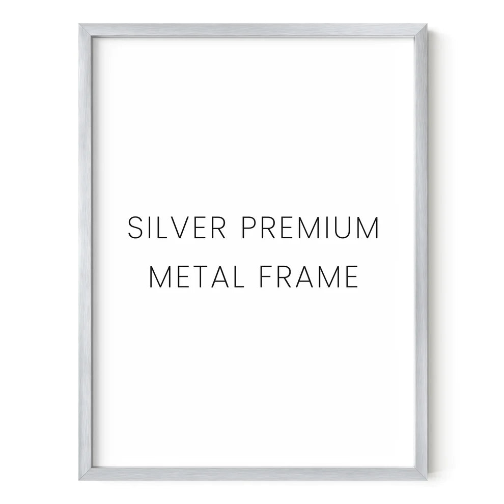 Silver Metal Frame - Multiple Sizes