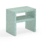 Derry Shell Nightstand, Blue