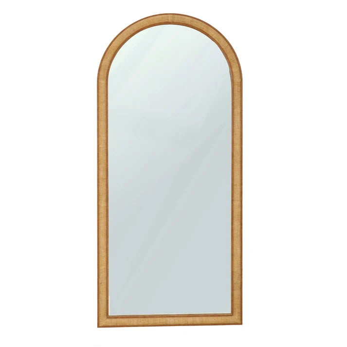 Arch Raffia Mirror, 72"