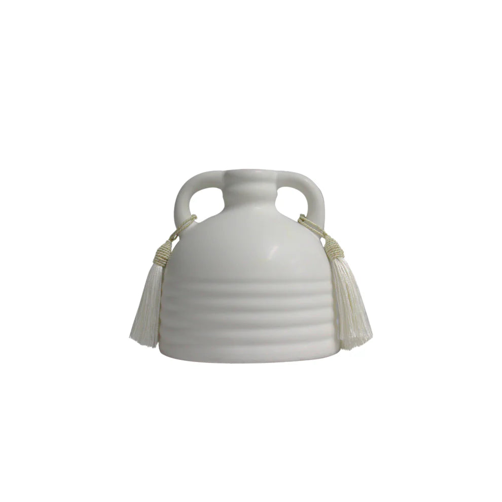 Adonis Ceramic Vase, Black