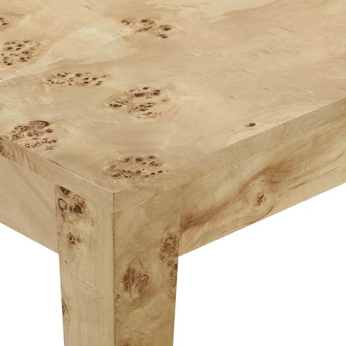 Brandyss Burl Dining Table,90"