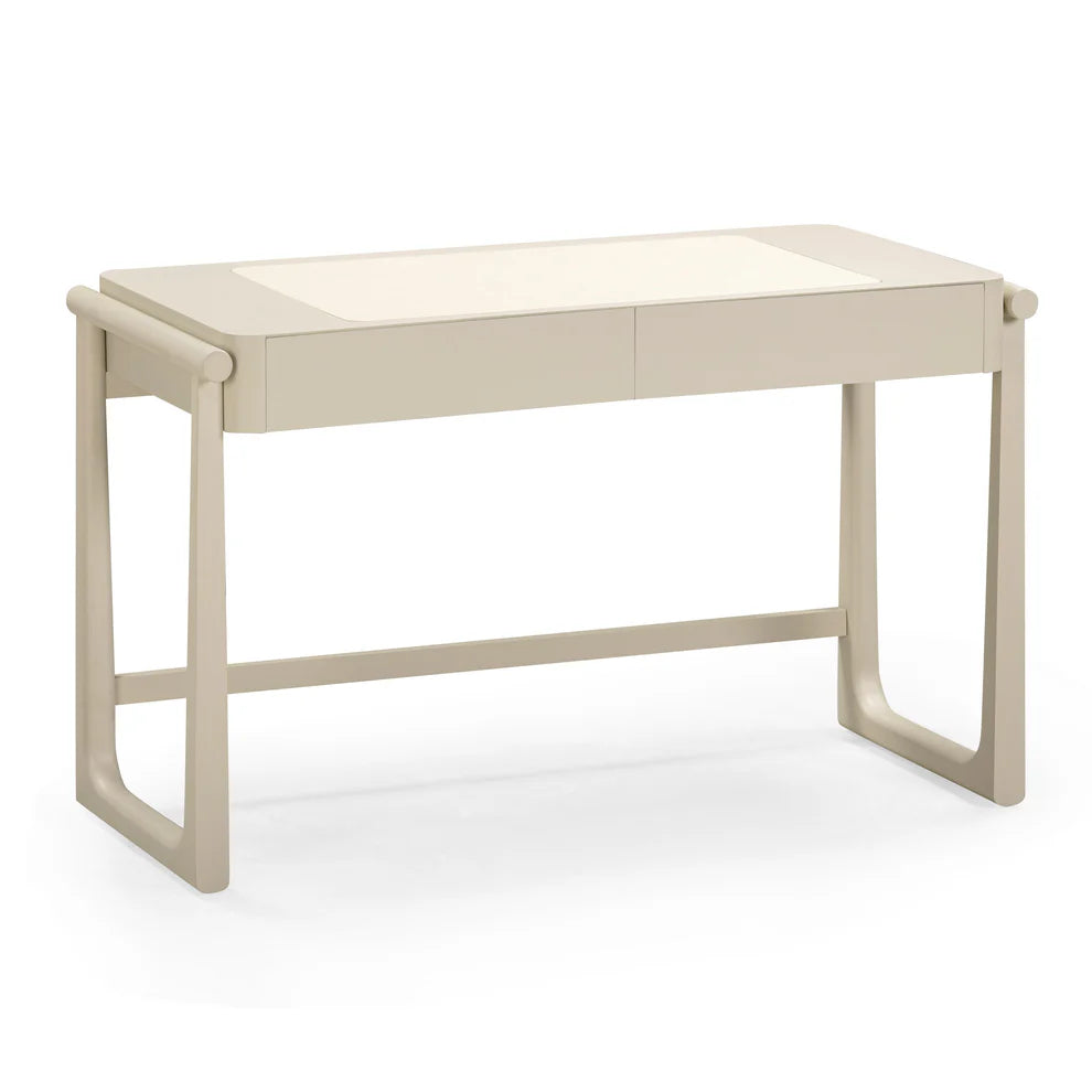 Alfalfa 2-Drawer Desk, Taupe