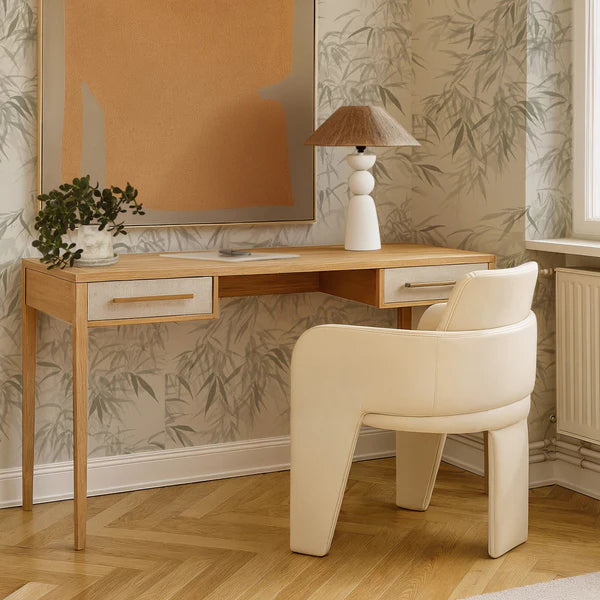 Hera 62" Natural Wash Desk