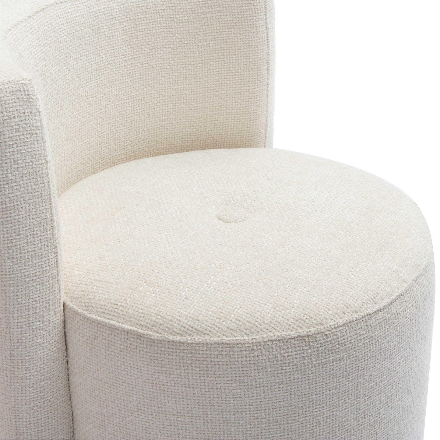 Alyssa Rolling DeskChair/Cream
