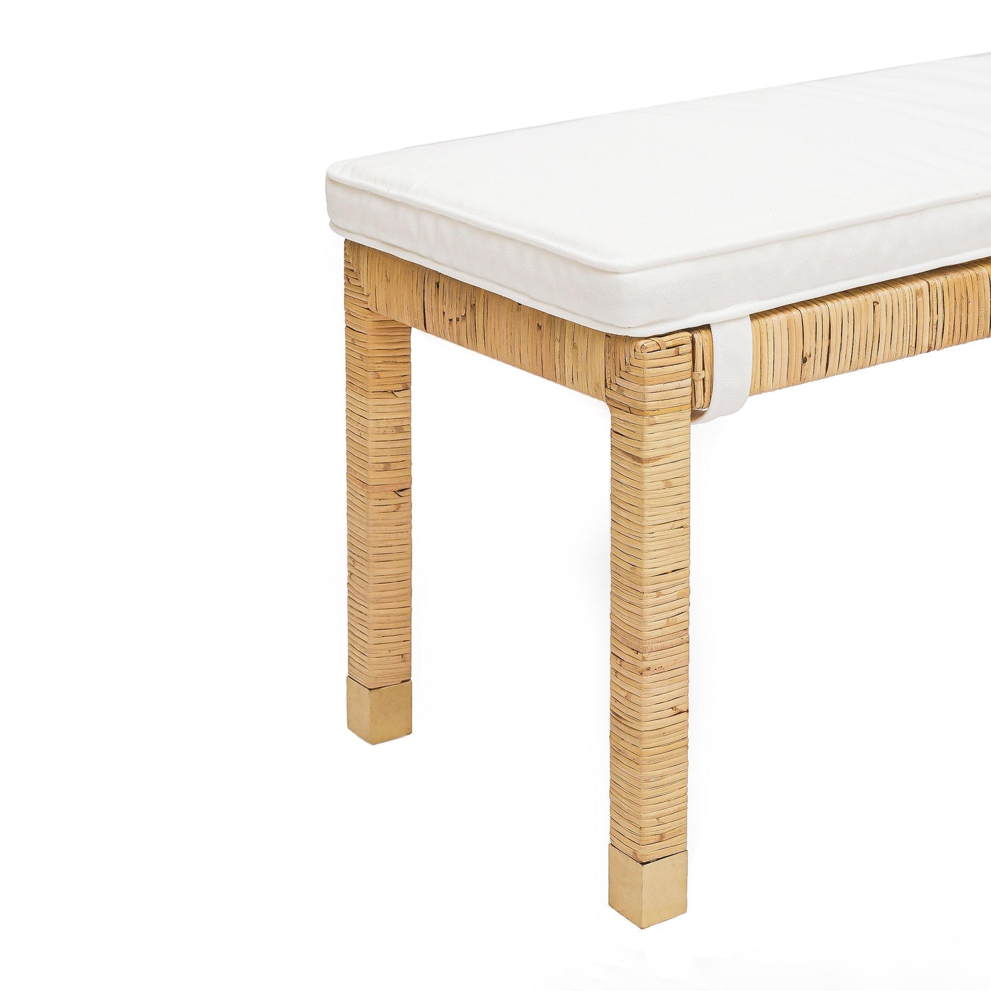 Amara Natural Rattan Bench