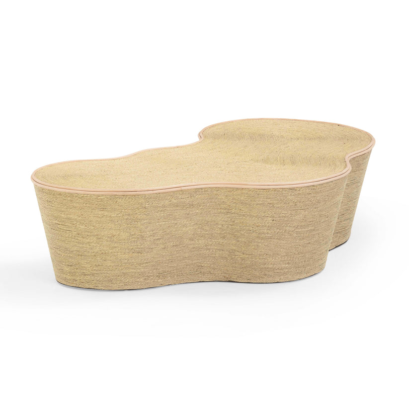 Slab Nat.Seagrass Coffee Table