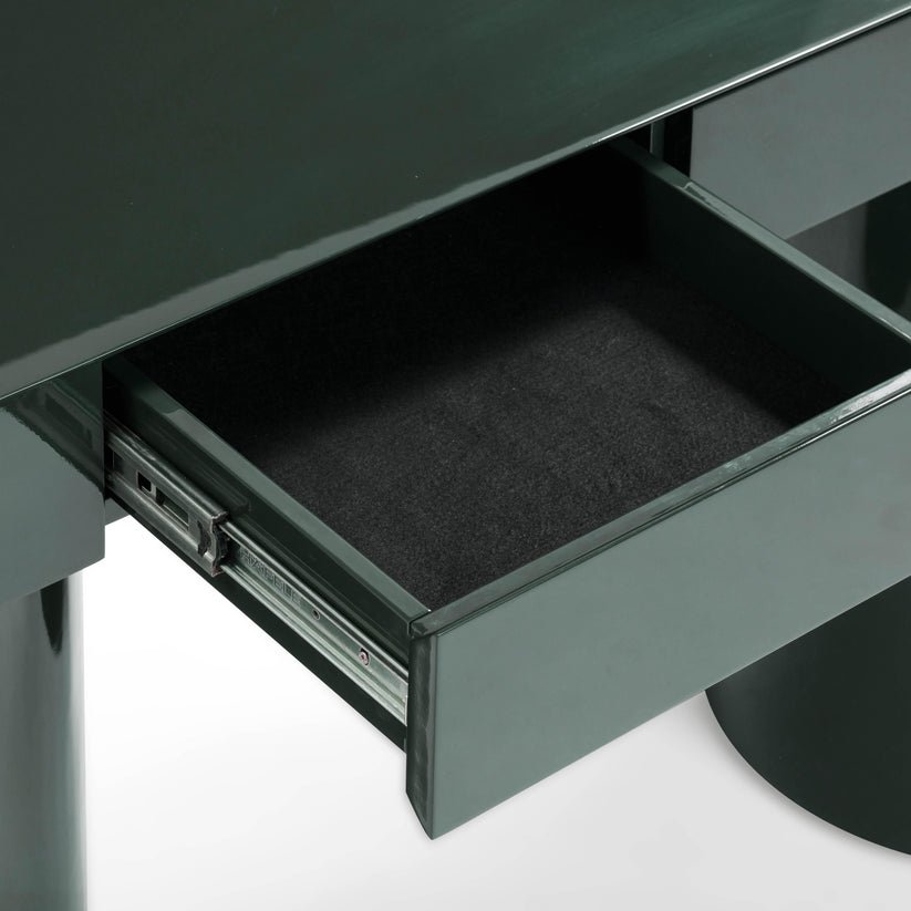 Mira High Gloss Console, Green