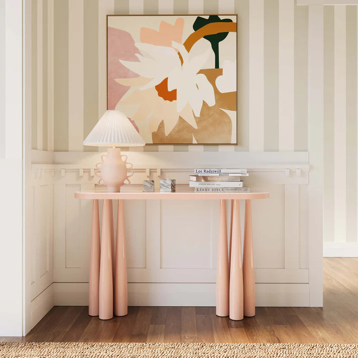 Titan Console Table, Rose