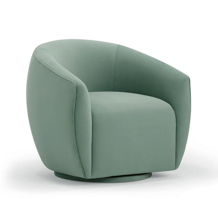 Jordan Swivel Chair, Sea Blue