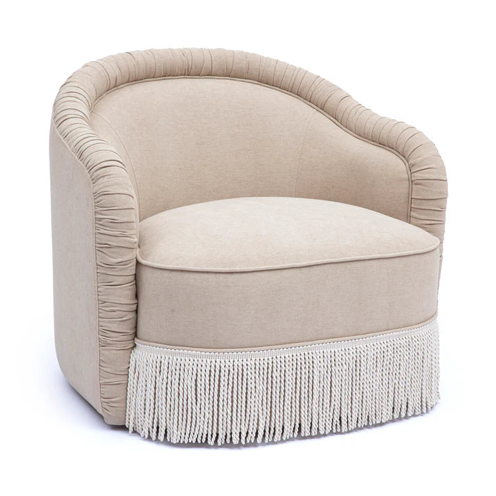 Pamela Chair, Tan w/Tassel