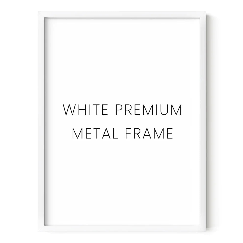 White Metal Frame - Multiple Sizes
