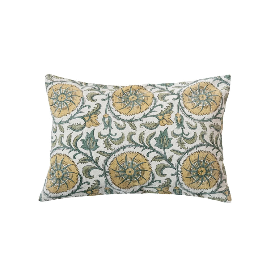 Floral Medallion 20x14 Pillow