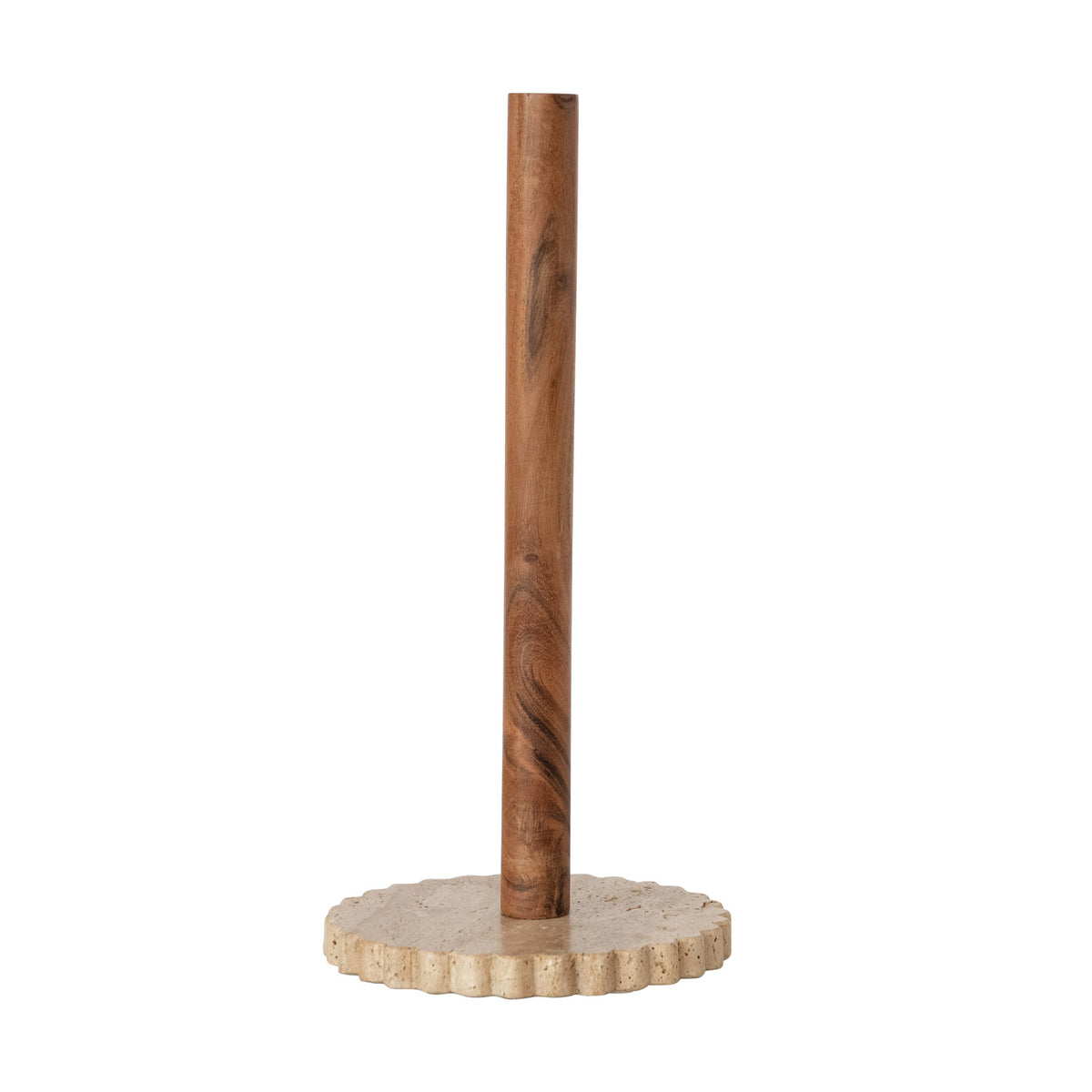 Paper Towel Holder, Travertine