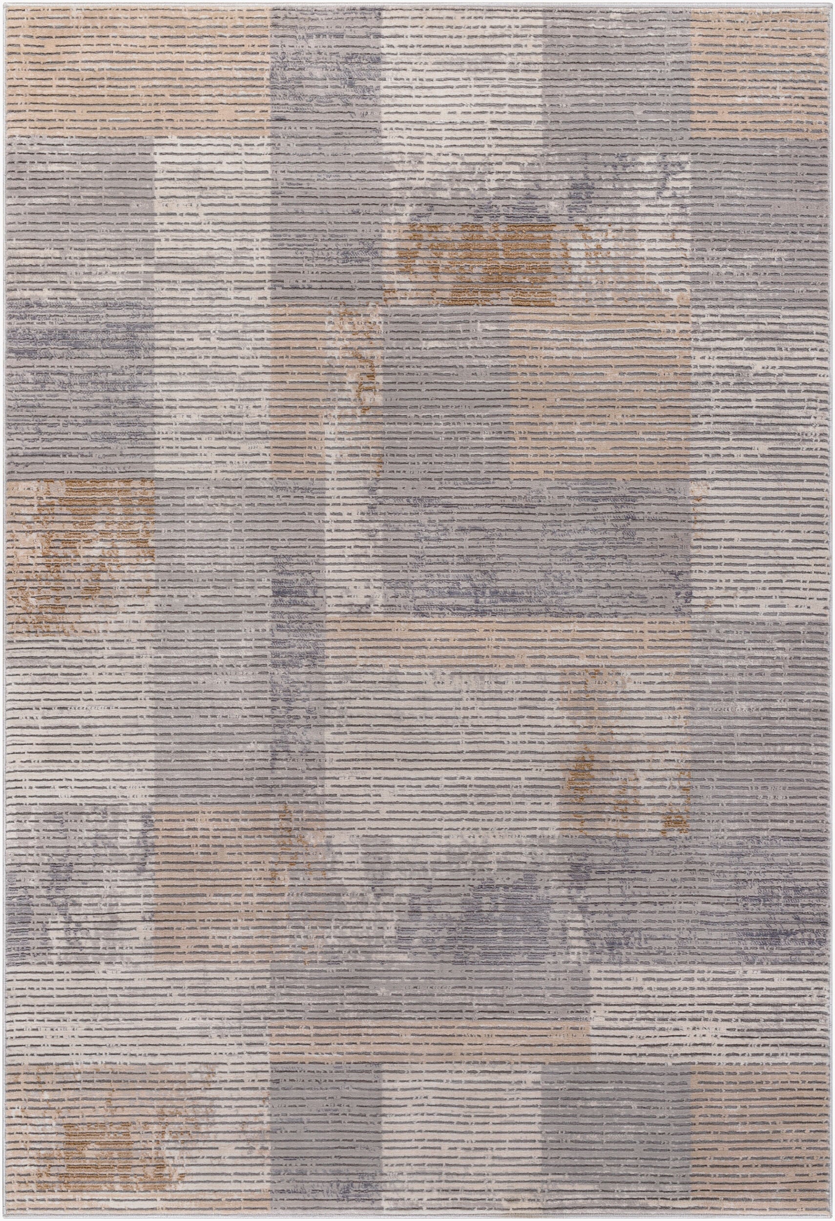 Alamo Tan/Pink/Grey 7x10 Rug