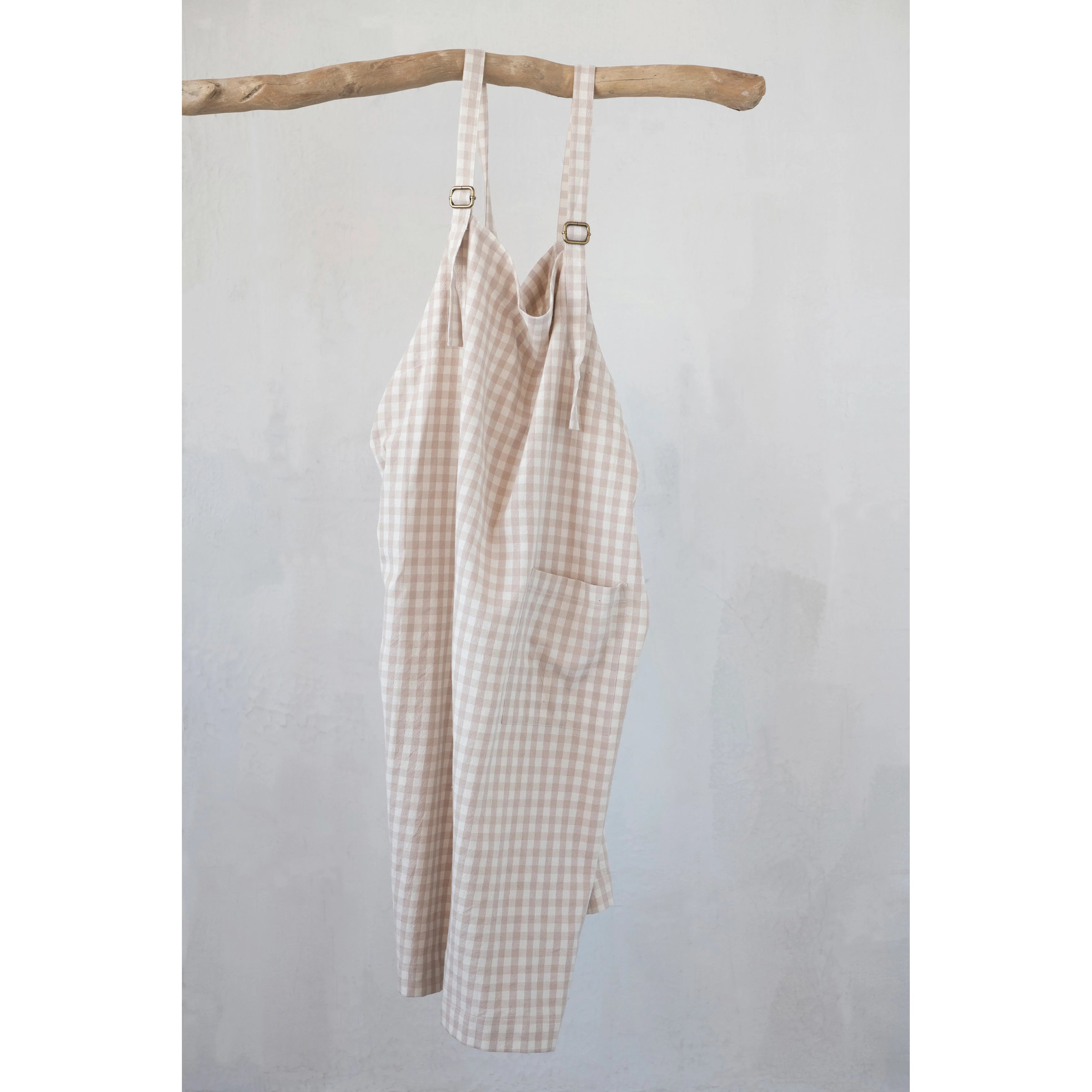 Checkered Cross Back Apron