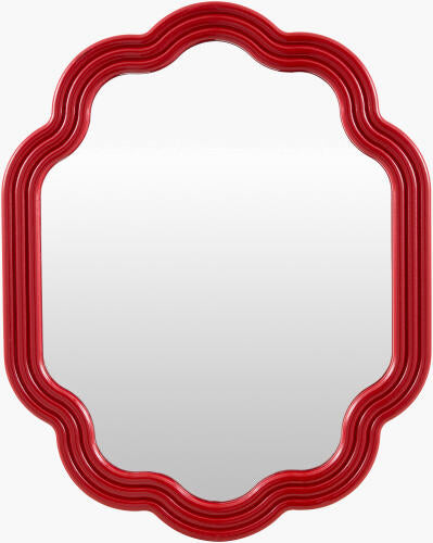 Aysun Accent Mirror - Red