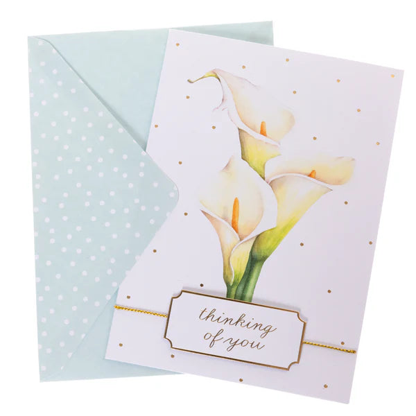 Calla Lily Sympathy Card