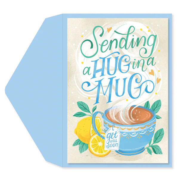 'Hug in a Mug' Get Well Card