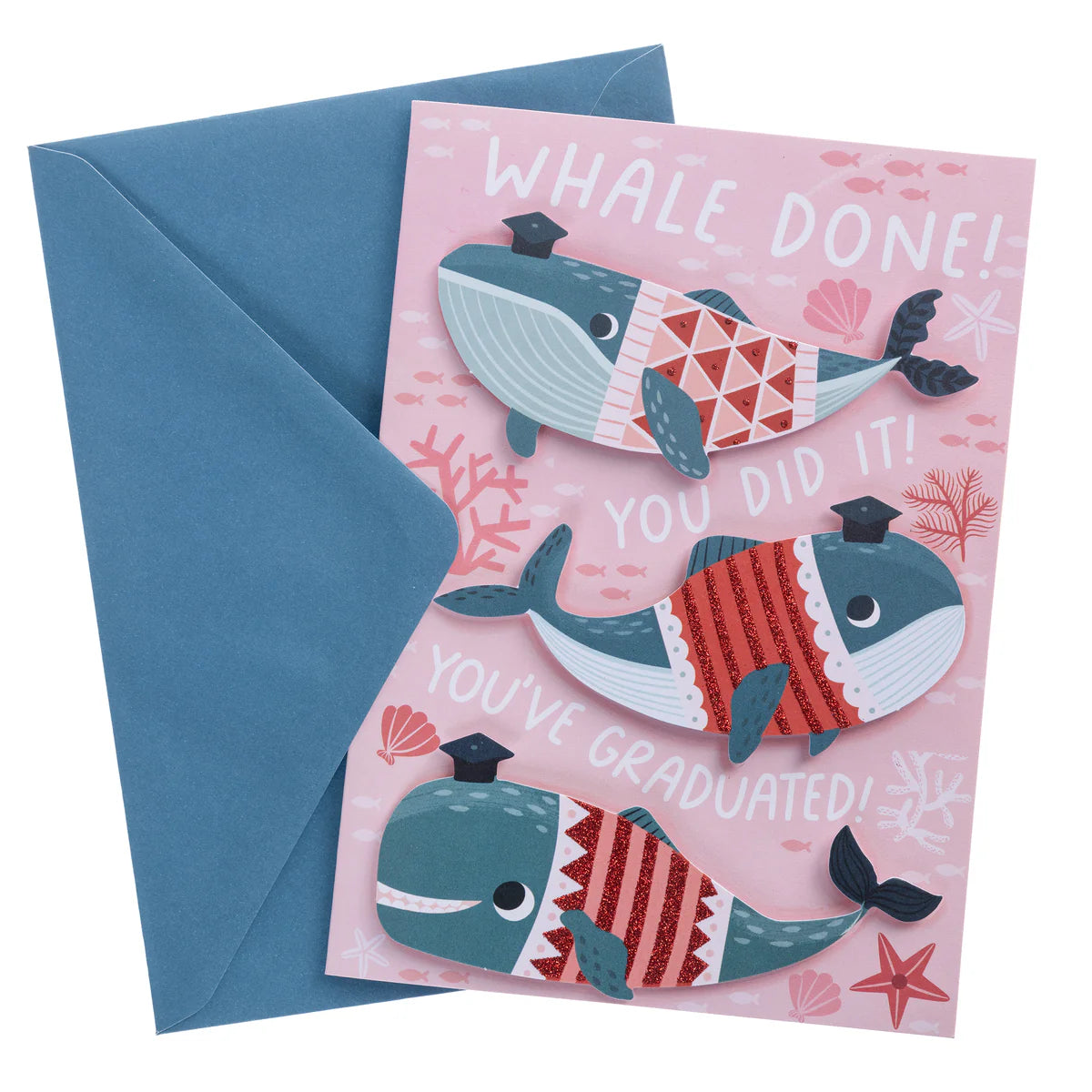 Whale Done Grad Card