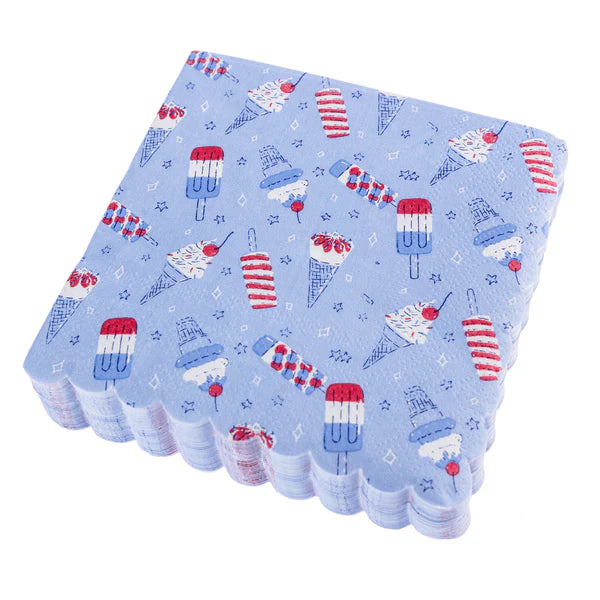 Patriotic Popsicles Napkins