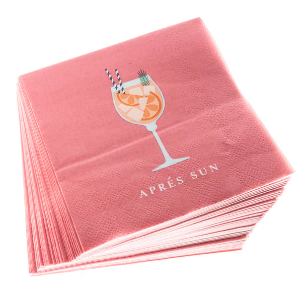 Apres Sun Cocktail Napkins