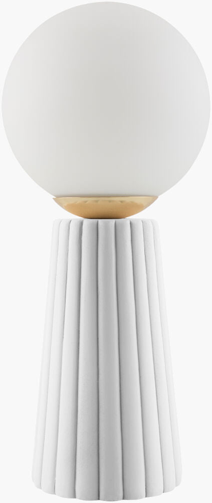 Conju Table Lamp, White