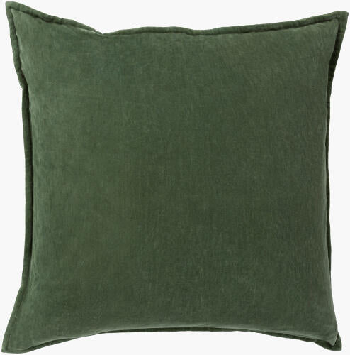 20" Cotton Velvet Pillow - Grn