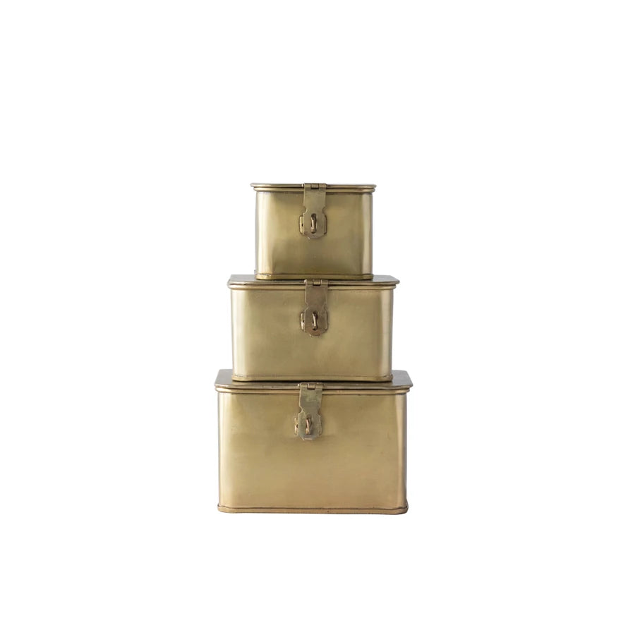 Brass Decorative Metal Boxes