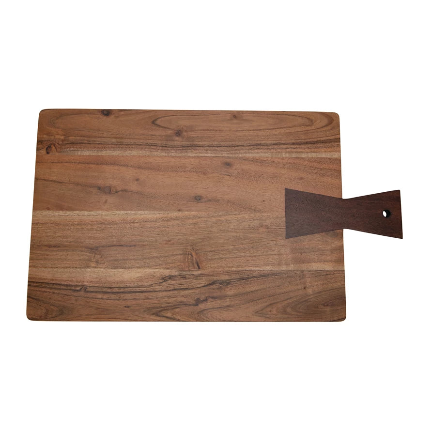 Wood Cutting Board w/ Handle