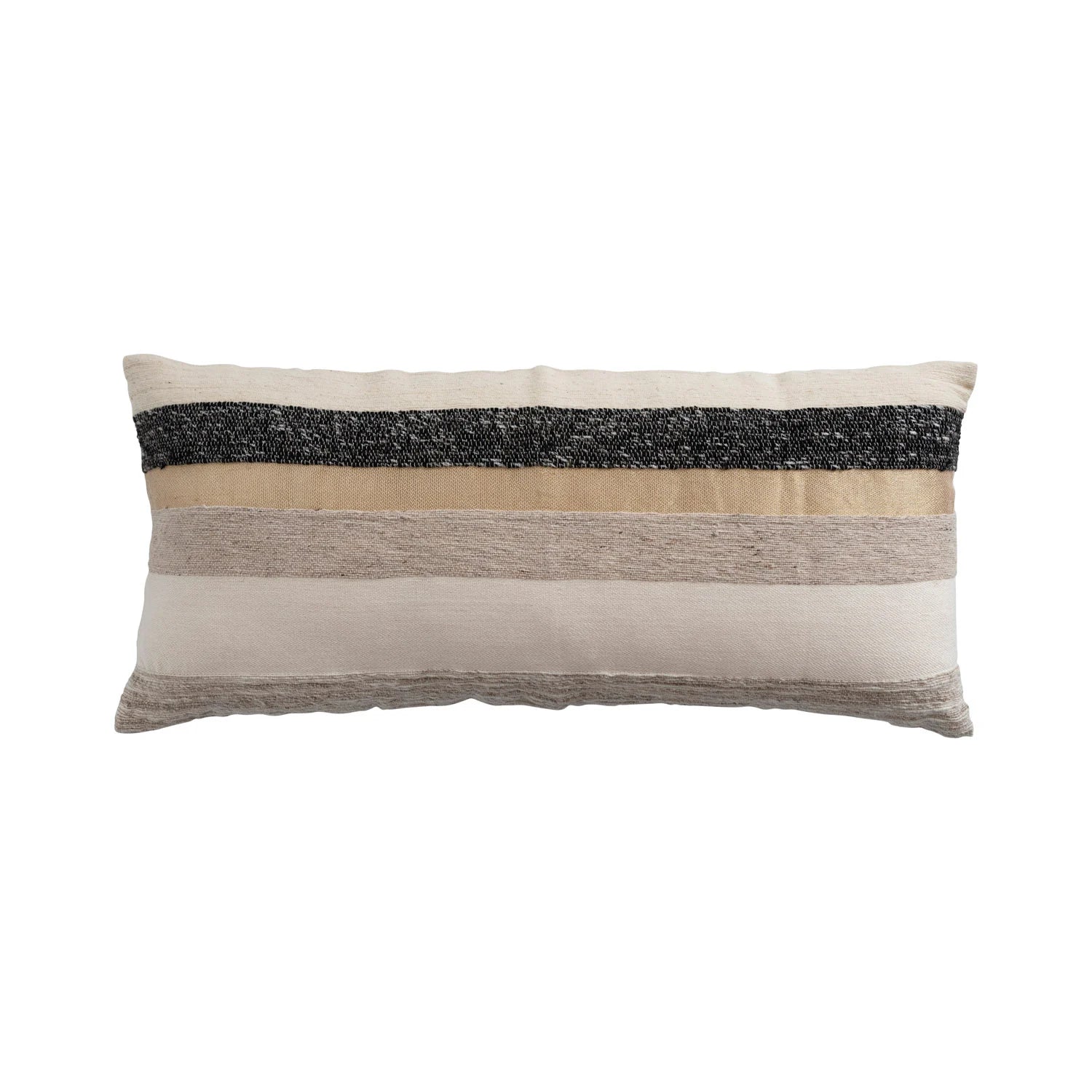 Obsidian/Gold Pillow, 36x16