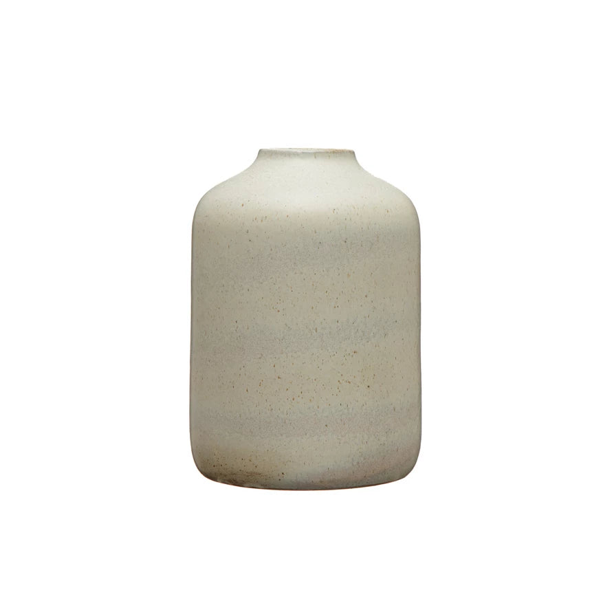 Reactive Glaze Vase - Beige