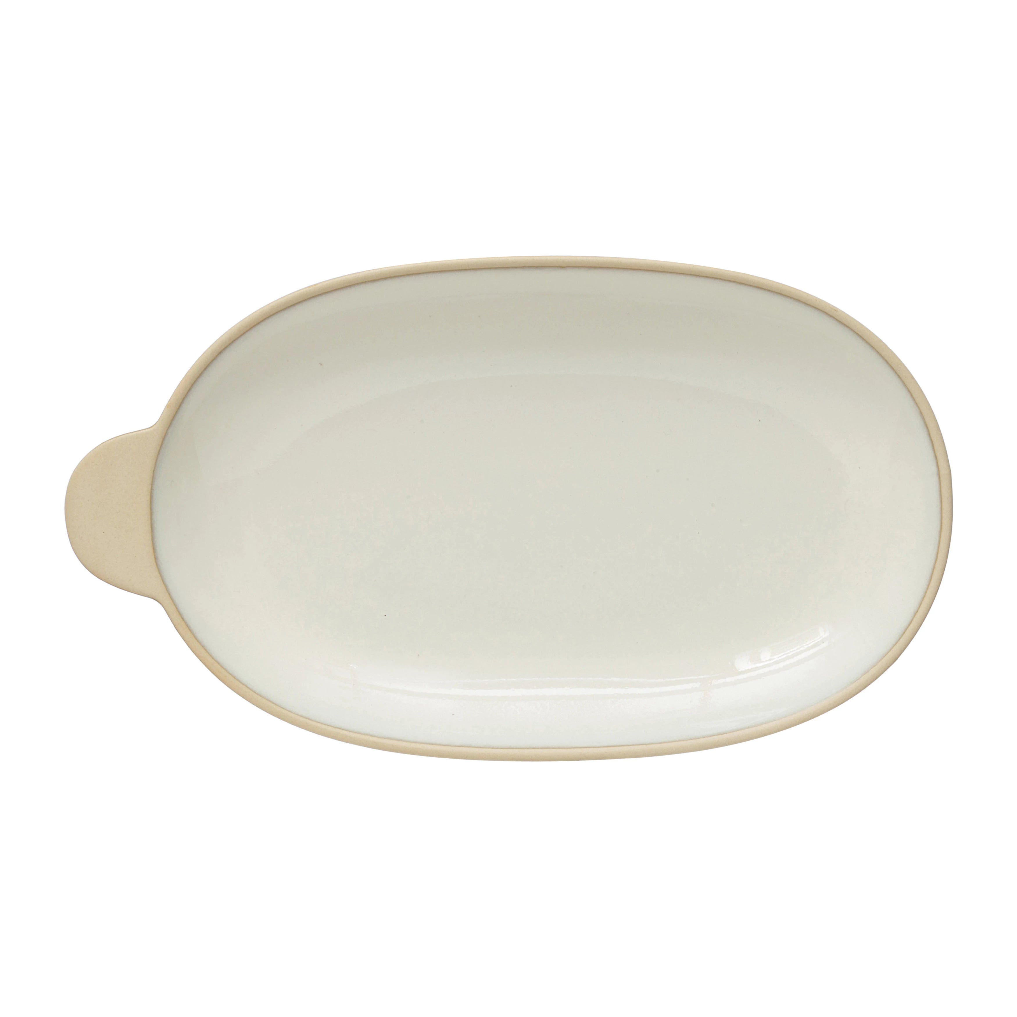 Adobe Cream Stoneware Platter