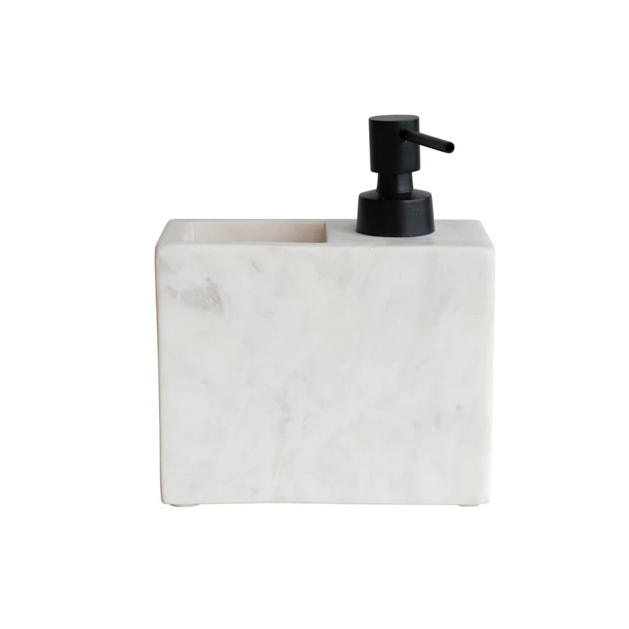 Marble Soap Dispenser w/ Side